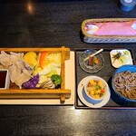 Sapporo Modern Restaurant Erimo Tei - 道産野菜と長万部黒豚セイロ(1650円)です。