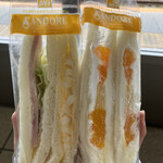 Sandwich House Sandore - 玉子ハム、フルーツ