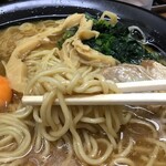 江戸一 - 豚鶏ラーメンの麺