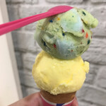 Baskin Robbins Ario Sapporo Ten - スモールダブル コーン
                        ワールドレコード レモンシャーベット