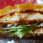 Lotteria Shinjuku Chuo Dori Ten - クレイジーホットチキンフィレバーガー2