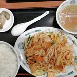 Hidakaya Asakusaekimaeten - バクダン定食　700円