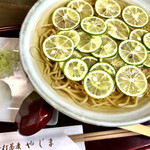 Yajima Teuchi Soba - 期間限定　すだちそば　1100円