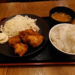 Kushi Katsu Dengana Ouji Ten - 唐揚げ定食（600円）