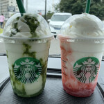 Starbucks Coffee Sendai Rokuchonome Ten - 私のホイップクリームがパンパンで、蓋で潰れています（笑）実はチョコレートソースも合うそうです…