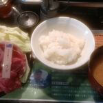 ジンギスカン 誠 - 肉盛定食(肉増し)1780円   +550円