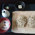 そばの心 志茂部 - 梅とろろそば 1,300円