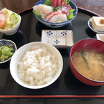 Cafe Fukuya - さしみ定食　1,450円