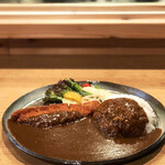 cafe 陽香 - カツカレー 税込1100円(2021.6月下旬)