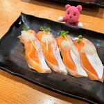 Nigiri Chojiro Tondabayashi Ten - ✱とろサーモン　＠352×2　￥704