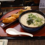 Sushi no Takashin - 三食いなり寿司と金胡麻豆乳温そうめん1000円