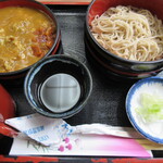 Namasoba Fukumoto - カレー丼と冷たい蕎麦　の　セット