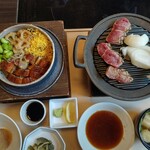 Kagono Ya Mitaka Nozaki Ten - 鰻釜飯とサーロインステーキ 2400円