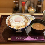 Ginza Bairin Hon Ten - カツ丼 味噌汁付き