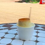 平泉寺のソフトクリーム屋さん - プリンちゃん。430円