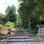 平泉寺のソフトクリーム屋さん - 平泉寺白山神社。