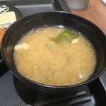 松のや - 味噌汁ビミョー。