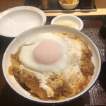 Ginza Bairin Hon Ten - カツ丼半熟玉子トッピング