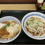 Dondon An Piago Hirabari Ten - カツ丼セット（600円＋セット270円＋並70円）