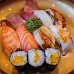 Nantoku Zushi Nishi Ten - 令和3年7月 ランチタイム
                      にぎり一人前(突き出し、赤出汁付) 880円