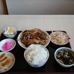 中華料理 福成 - 料理写真:ニラレバー定食