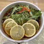 Dashi to Soba Suisha - 瀬戸内レモンそば 980円