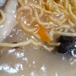 Kagetsu Shokudo - 麺が餡を吸うタイミング！揚げ麺が啜れて腰ある麺に変身！