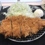 Matsunoya Hibarigaoka Ten - ロースかつ、キャベツ、ポテトサラダ