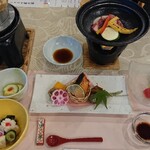 呉羽ハイツ - 料理写真:夕食 旬遊コース 全景