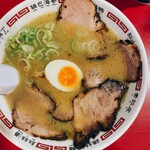 Raamenya San - しおとんこつラーメン＋チャーシュー増し