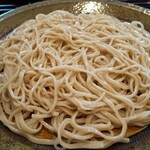 Juuwari Soba Kai Kitakami Ten - 大きめの皿一面の蕎麦！