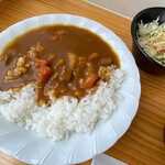 Curry & Hamburger Steak Yamato - カレー　※具材は肉、ジャガイモ、ニンジン