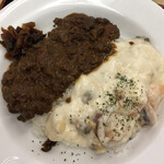 Matsuya Shinsakae Ten - 海鮮ごろごろクリームキーマカレー上から