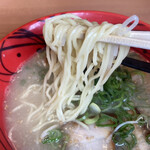 Genkotsu Ashiya Ten - 玉子ラーメン（麺リフト）