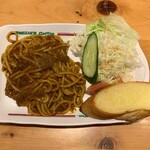 Komeda Coffee Ten Shinjuku Yasukunidori Ten - 旨辛カリー インディアンスパゲッティ