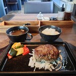 STEAK & GRILL Kyo - 自家製和牛ハンバーグランチ(税込1620円)