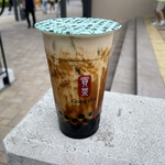 Gong cha Gotenba Puremiamu Autoretto Ten - 黒糖ミルクブラックティー　L