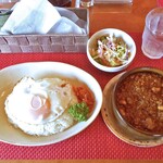 Ameiro Tamanegi - キーマカレー（ライス多め）・目玉焼きトッピング