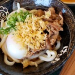 Hanamaru Udon Okayama Takaya Ten - 肉ぶっかけ