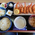 かつ亭 - エビフライ定食200　1450円