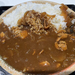 和食屋 はらくっち - 焼き豚カレー（大盛サービス）700円