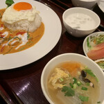 JASMINE THAI Otemachi Ten - 海老のココナッツカレー