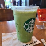 Starbucks Coffee Sapporo Kitano Ten - Vアイス抹茶ティーラテ(572円)です。