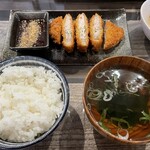 裏六本松Fキッチン - 三元豚カツ定食