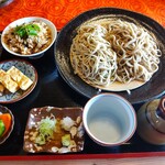 Soba Mitsuba - 二種盛大盛り＆ご飯のセット