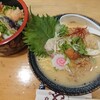 Sushi Ten Yamada - 鯛パイタンラーメンとミニ創作天丼