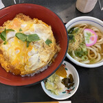 みかわの郷 - かつ丼ランチ(小うどん付き)¥951