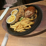 Shane's Burg Kinshicho Ten - ハンバーグとケイジャンチキンのランチ（＾∇＾）