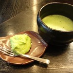 Doi Oyakata no Kodawari Ryori En - ずんだ餅と抹茶のセット