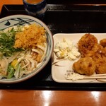 Marugame Seimen Higashisumiyoshiten - タル鶏天ぶっかけ690円